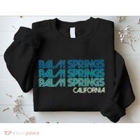 Retro Eighties Palm Springs California  Sweatshirt thumb 2