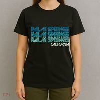 Retro Eighties Palm Springs California  T-Shirt thumb 4