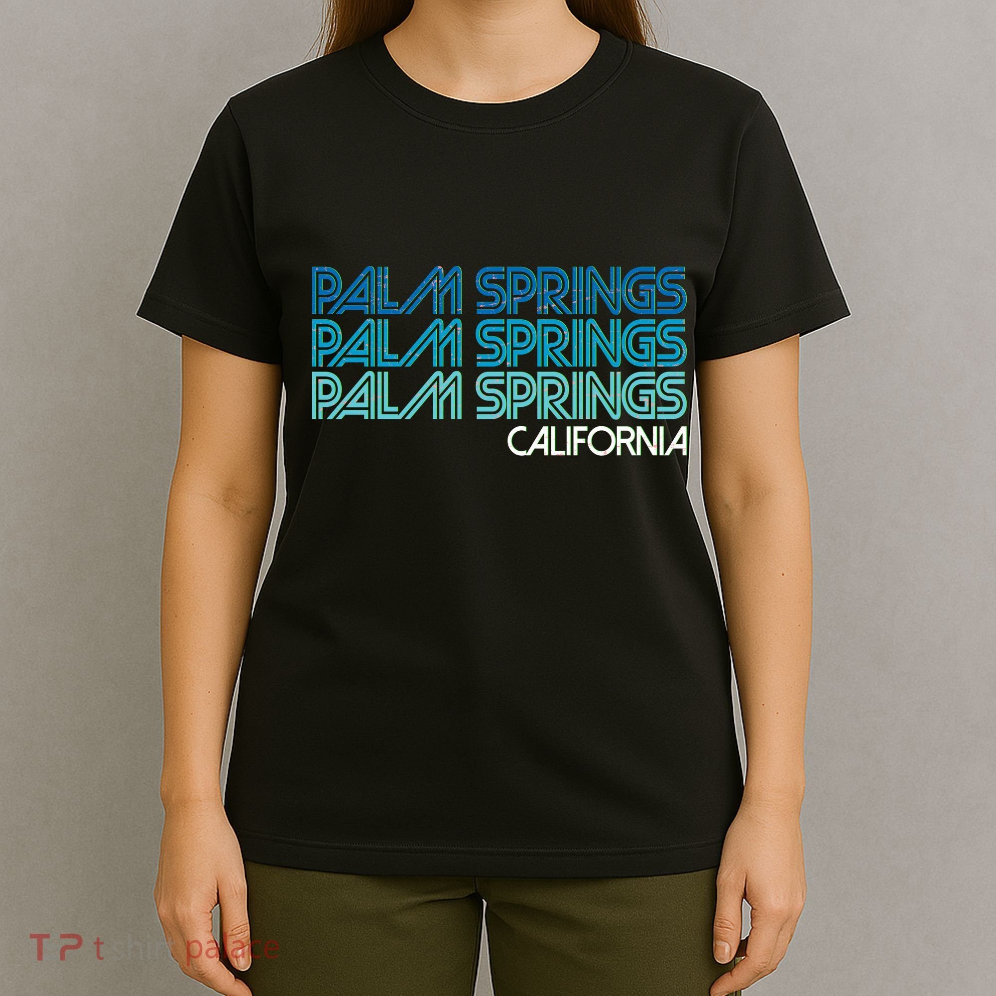 Retro Eighties Palm Springs California  T-Shirt