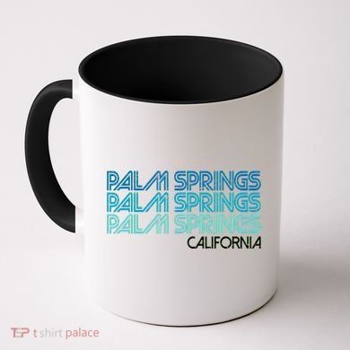 Retro Eighties Palm Springs California  Coffee Mug