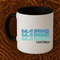 Retro Eighties Palm Springs California  Coffee Mug thumb 2