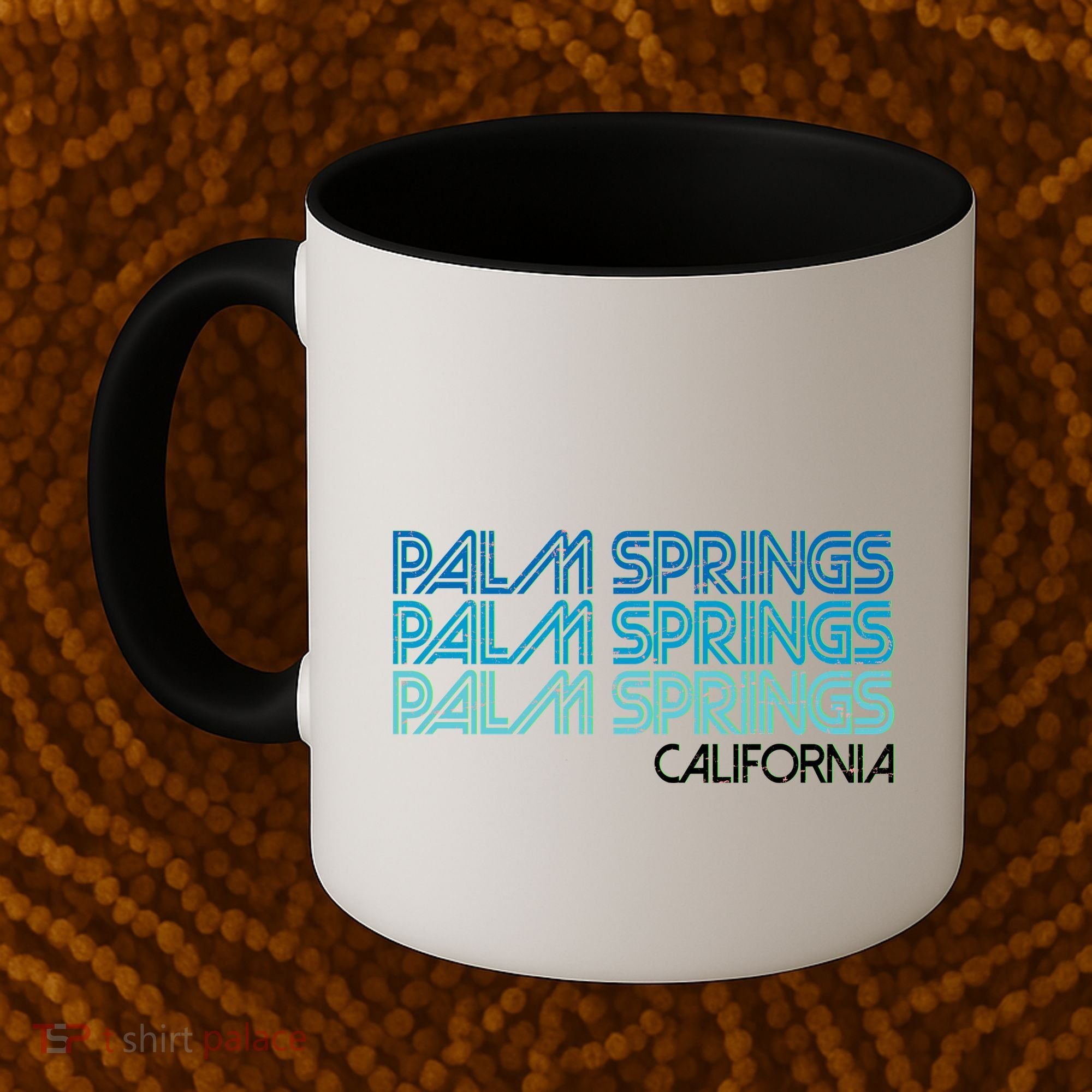 Retro Eighties Palm Springs California  Coffee Mug