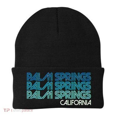 Retro Eighties Palm Springs California  Beanie