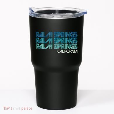 Retro Eighties Palm Springs California  Tumbler