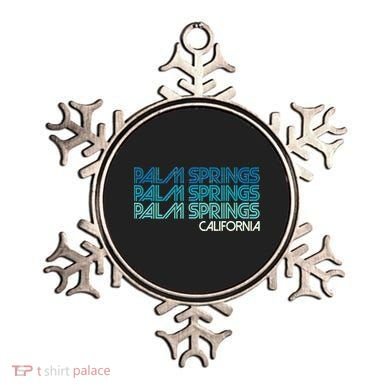 Retro Eighties Palm Springs California  Ornament