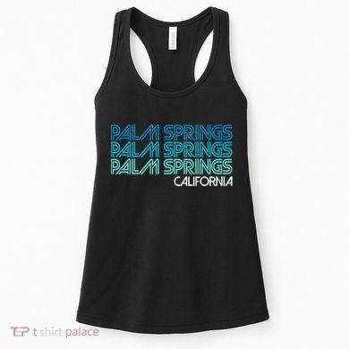 Retro Eighties Palm Springs California  Women's Tank Top