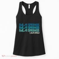 Retro Eighties Palm Springs California  Women's Tank Top thumb 0