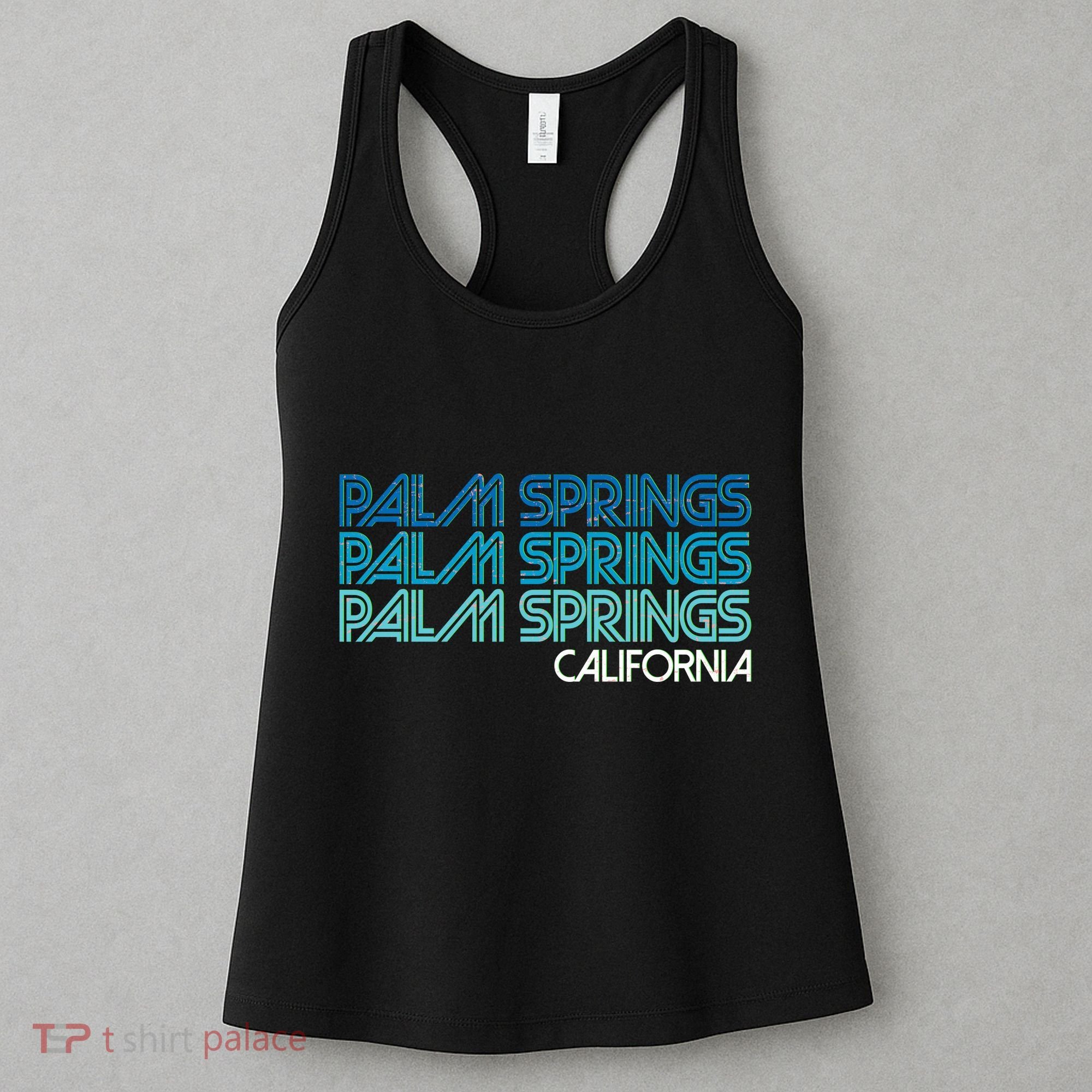 Retro Eighties Palm Springs California  Women's Tank Top