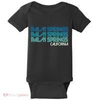 Retro Eighties Palm Springs California  Baby Bodysuit thumb 0