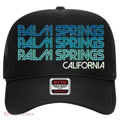 Retro Eighties Palm Springs California  Hat
