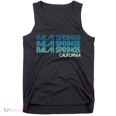 Retro Eighties Palm Springs California  Tank Top