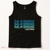 Retro Eighties Palm Springs California  Tank Top thumb 2