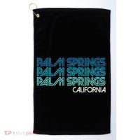 Retro Eighties Palm Springs California  Golf Towel thumb 0