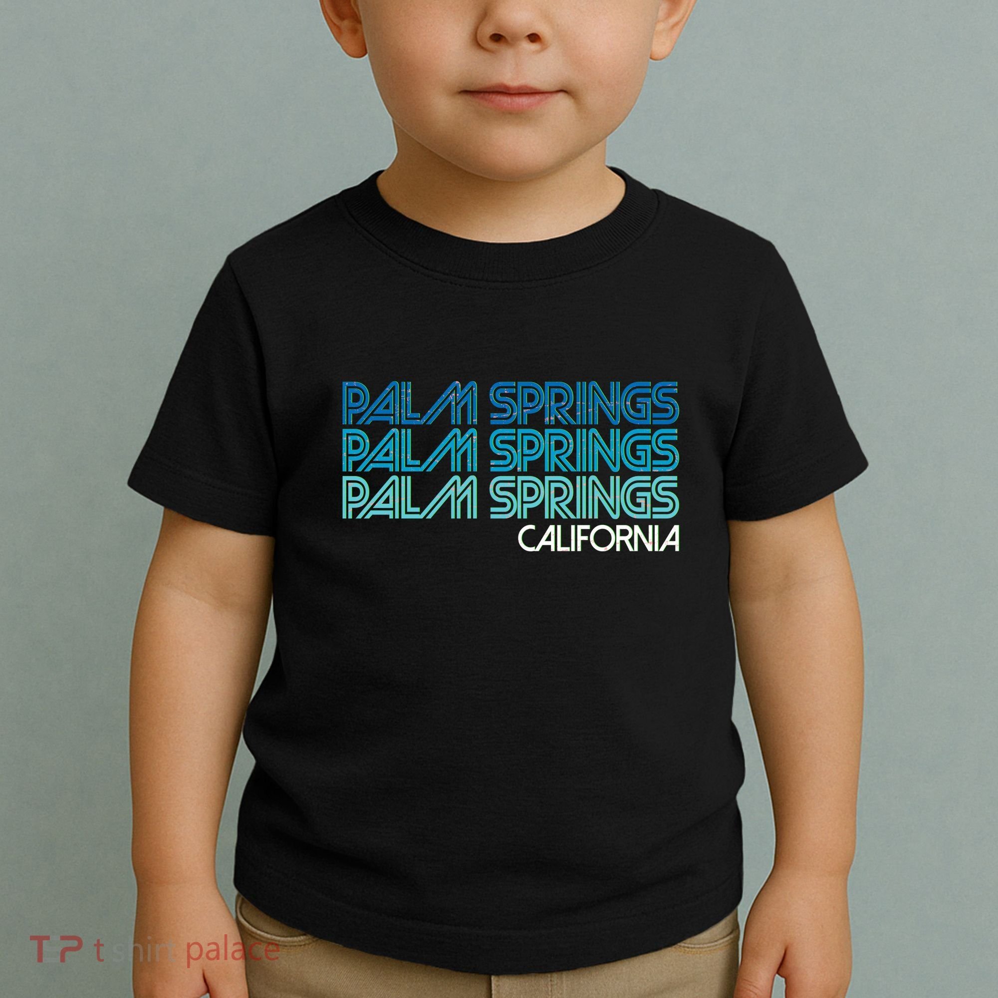 Retro Eighties Palm Springs California  Toddler T-Shirt