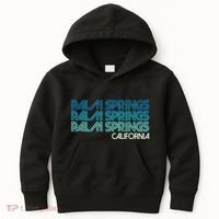 Retro Eighties Palm Springs California  Kids Hoodie thumb 0