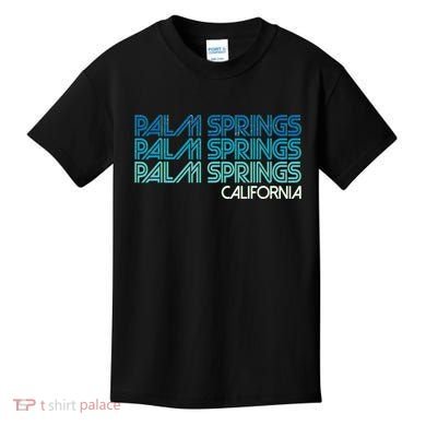 Retro Eighties Palm Springs California  Kids T-Shirt