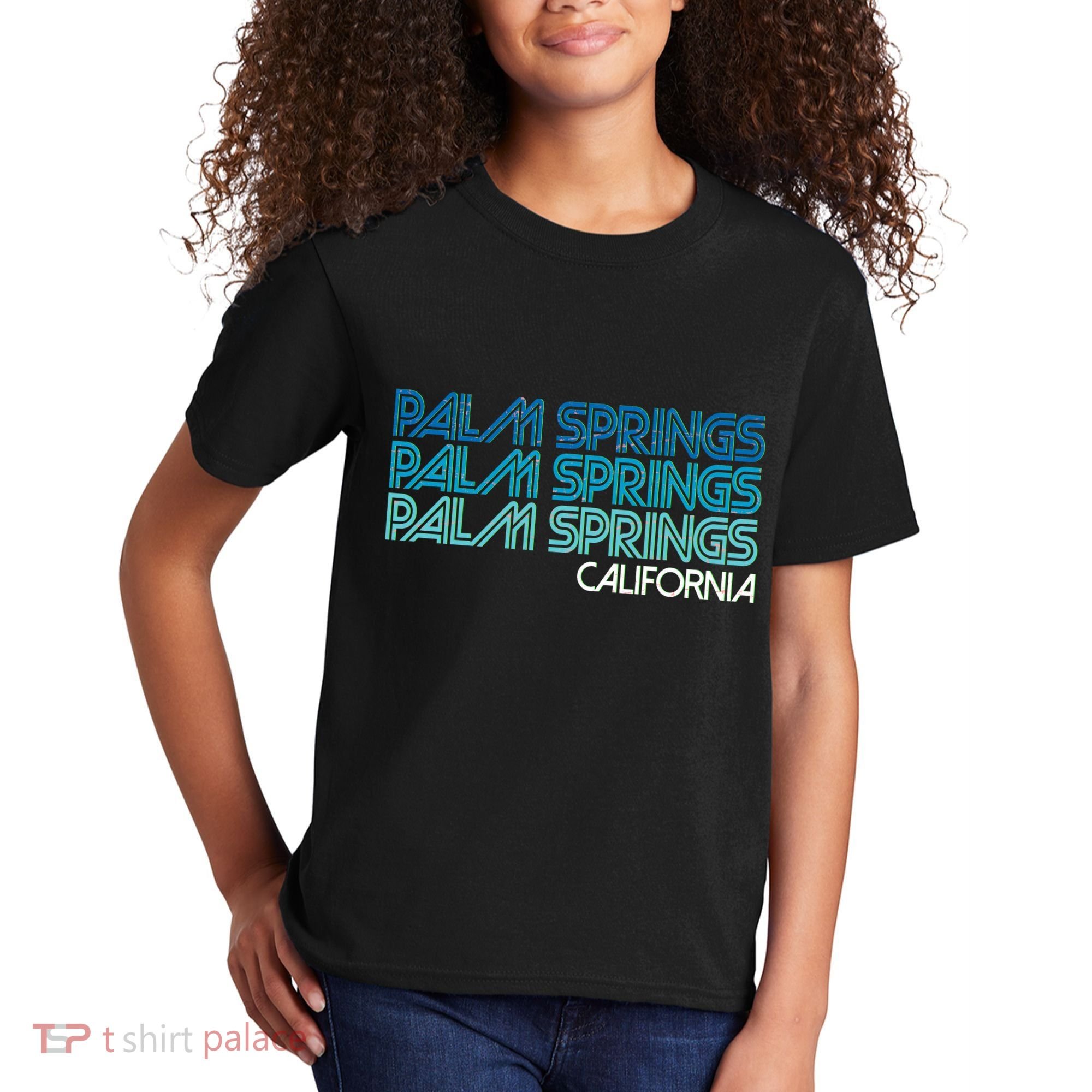 Retro Eighties Palm Springs California  Kids T-Shirt