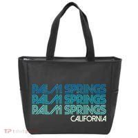 Retro Eighties Palm Springs California  Tote Bag thumb 0