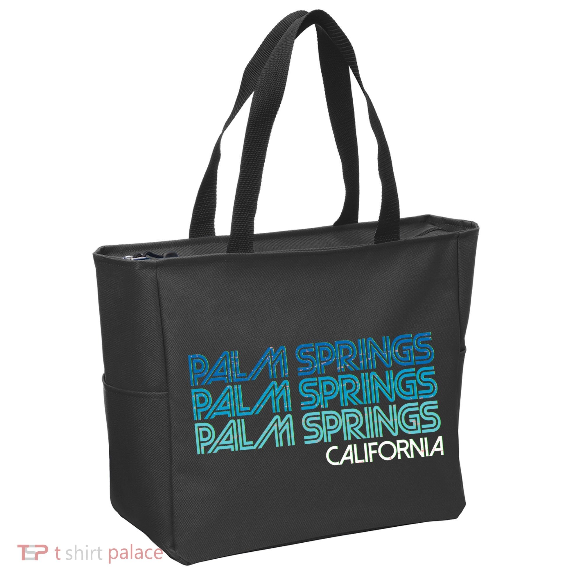 Retro Eighties Palm Springs California  Tote Bag