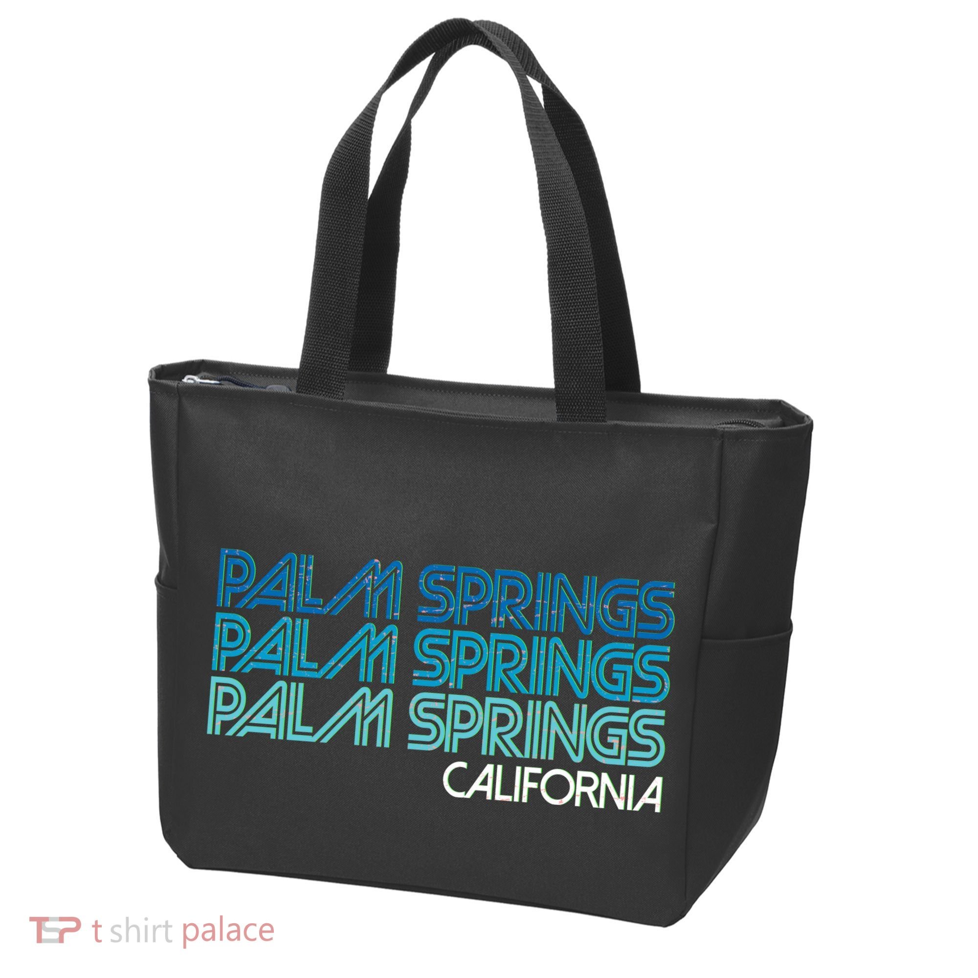 Retro Eighties Palm Springs California  Tote Bag