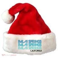 Retro Eighties Palm Springs California  Santa Hat thumb 0
