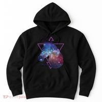 Retro Eighties Polygon Galaxy Unicorn Hoodie thumb 0
