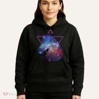 Retro Eighties Polygon Galaxy Unicorn Hoodie thumb 5