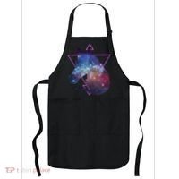 Retro Eighties Polygon Galaxy Unicorn Apron thumb 0
