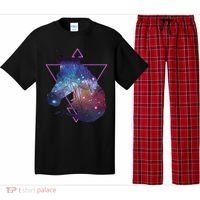 Retro Eighties Polygon Galaxy Unicorn Pajama Set thumb 0