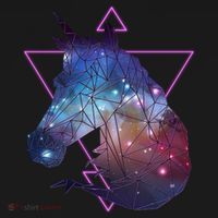 Retro Eighties Polygon Galaxy Unicorn Tank Top thumb 6