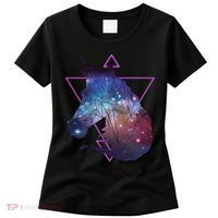 Retro Eighties Polygon Galaxy Unicorn Women's T-Shirt thumb 0