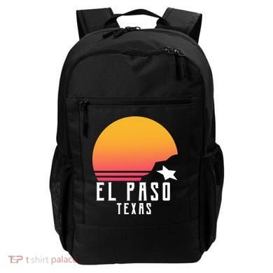 Retro El Paso Texas Sunset Backpack