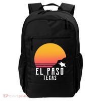 Retro El Paso Texas Sunset Backpack thumb 0
