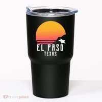 Retro El Paso Texas Sunset Tumbler thumb 0