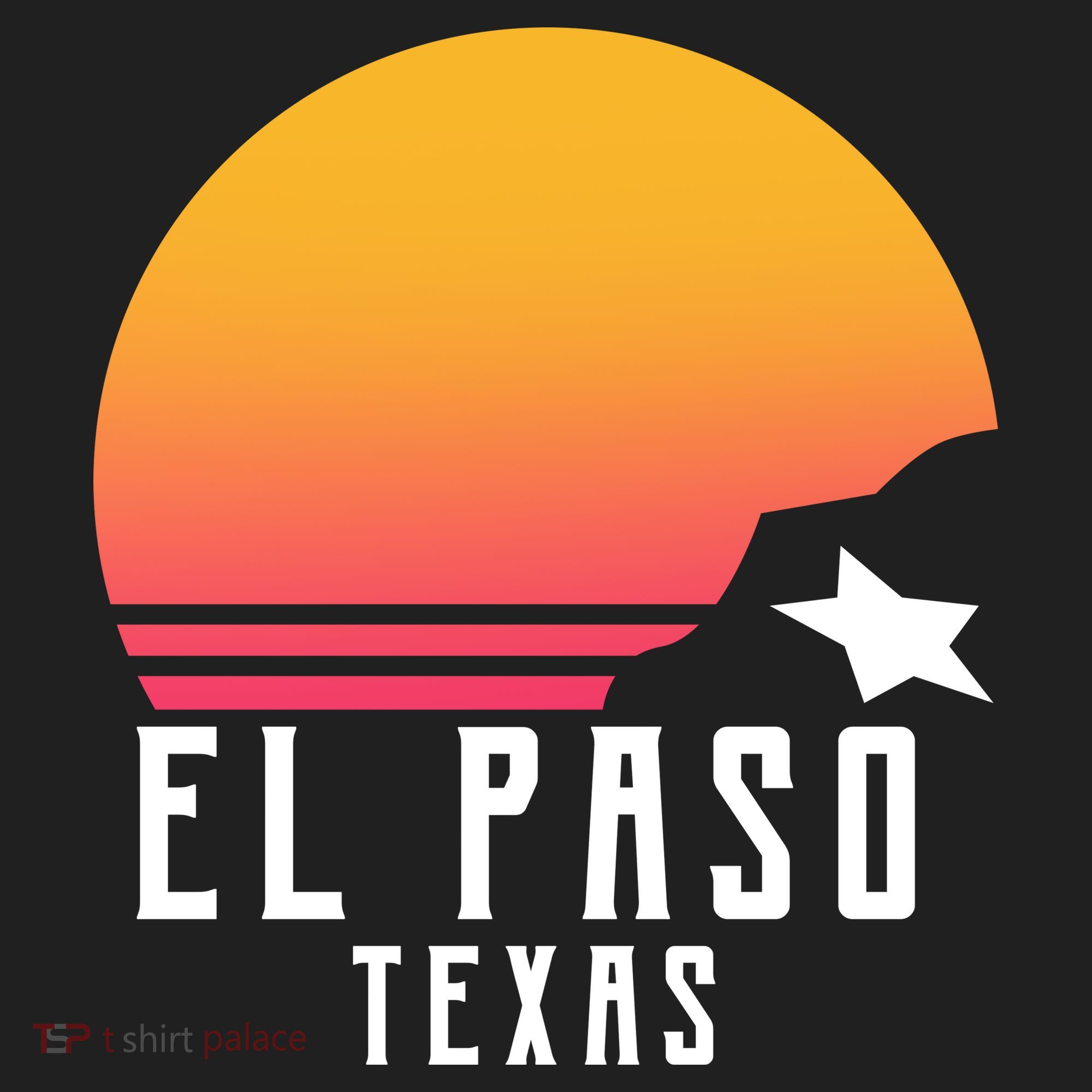 Retro El Paso Texas Sunset Tumbler