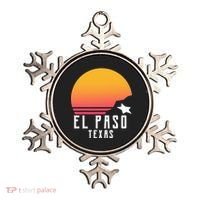 Retro El Paso Texas Sunset Ornament thumb 0