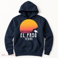 Retro El Paso Texas Sunset Hoodie thumb 0