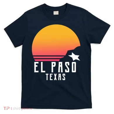 Retro El Paso Texas Sunset T-Shirt