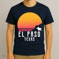 Retro El Paso Texas Sunset T-Shirt thumb 3
