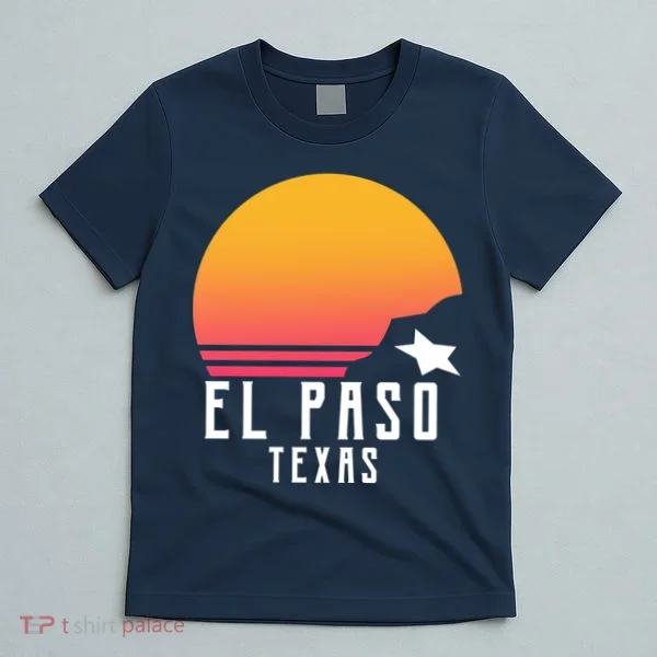 Retro El Paso Texas Sunset T-Shirt
