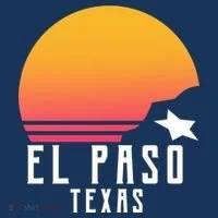 Retro El Paso Texas Sunset T-Shirt thumb 7