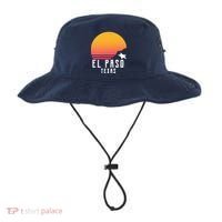 Retro El Paso Texas Sunset Bucket Hat thumb 0