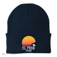 Retro El Paso Texas Sunset Beanie thumb 0