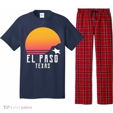 Retro El Paso Texas Sunset Pajama Set
