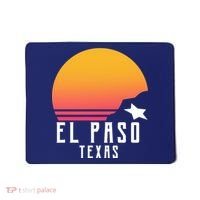 Retro El Paso Texas Sunset Mousepad thumb 0