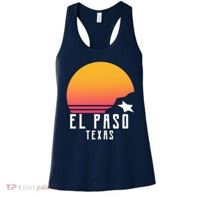 Retro El Paso Texas Sunset Women's Tank Top