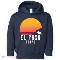 Retro El Paso Texas Sunset Toddler Hoodie thumb 0