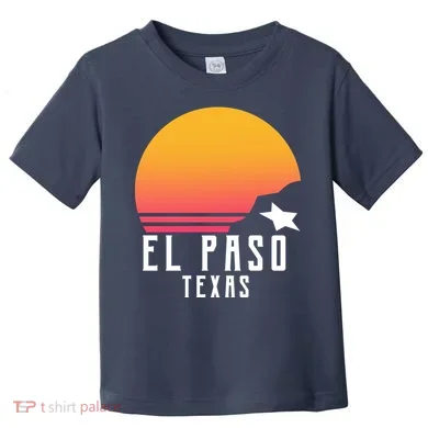 Retro El Paso Texas Sunset Toddler T-Shirt