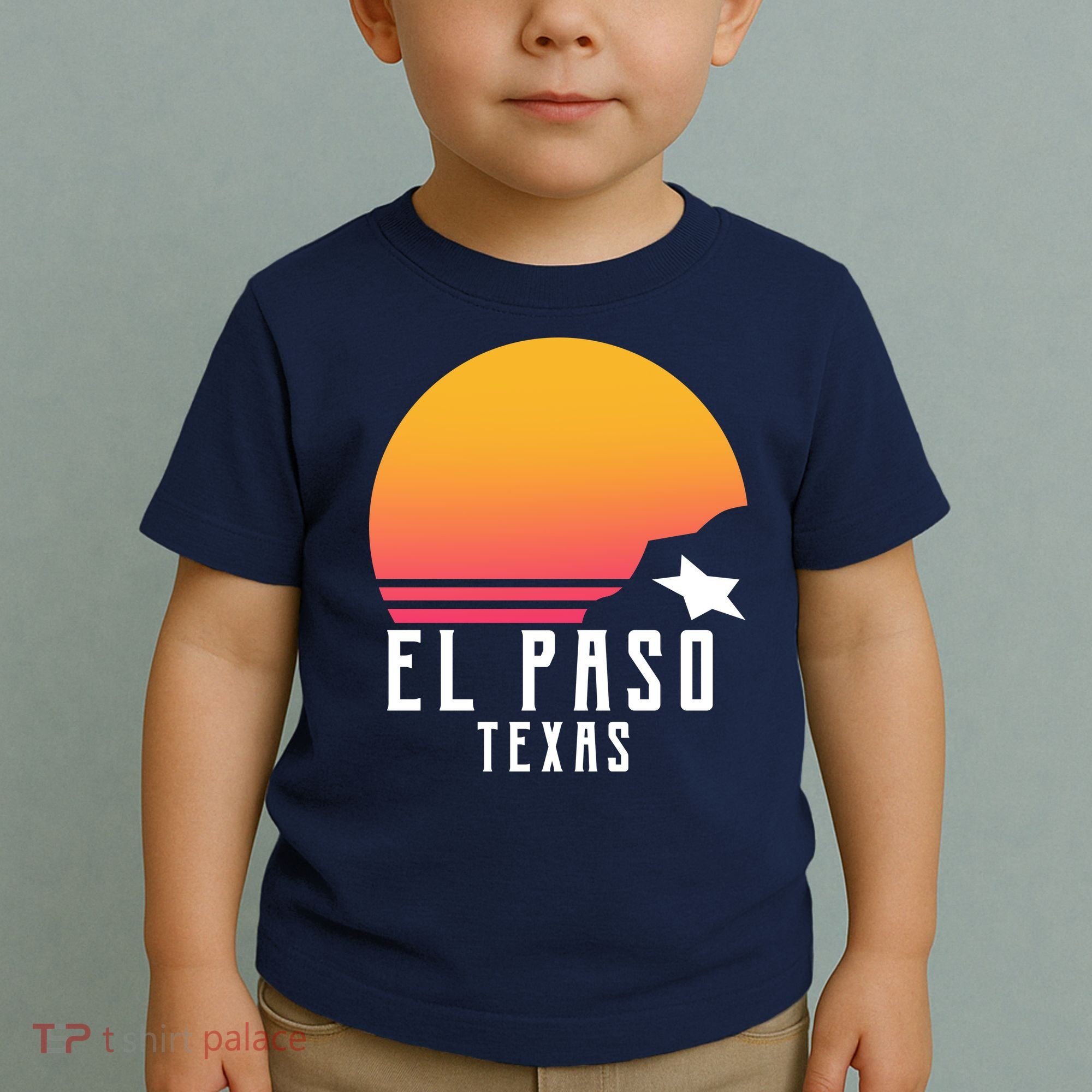 Retro El Paso Texas Sunset Toddler T-Shirt