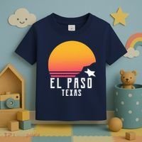 Retro El Paso Texas Sunset Toddler T-Shirt thumb 3